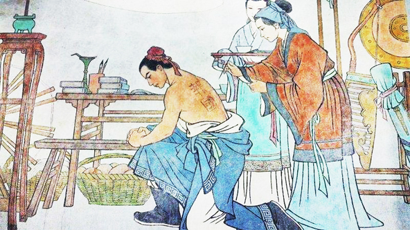 连环画“岳母刺字”
