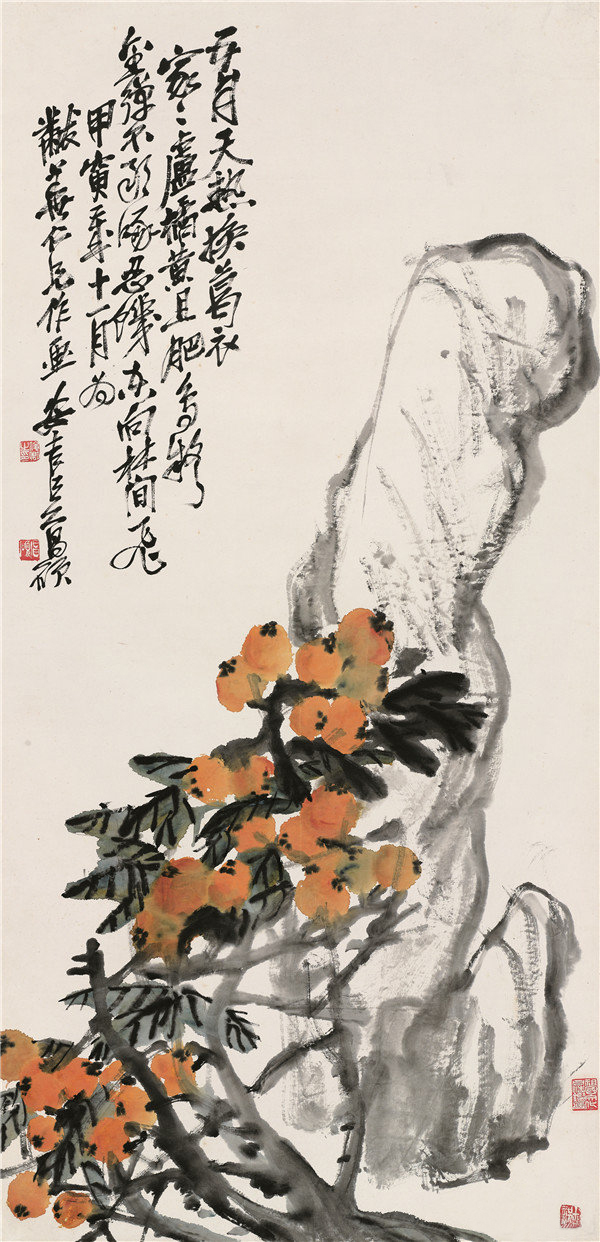 吴昌硕国画大写意欣赏